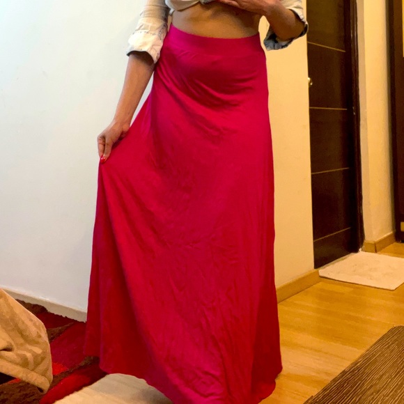 Splash Long A Cut Skirt - Picture 6 of 9